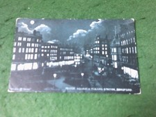 BRADFORD Yorkshire Foster Square & Midland station by night 1906