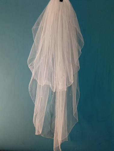 Ivory veil tier fingertip - 2,