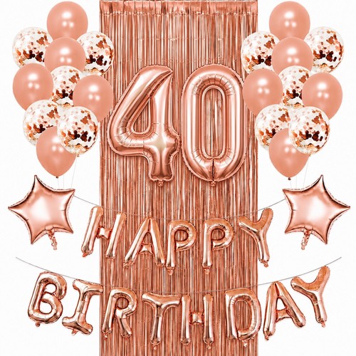 Rose gold foil number - number, 32in