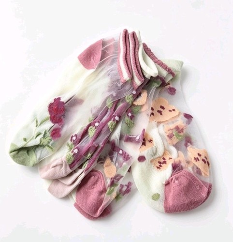 Women sheer mesh socks - mesh,
