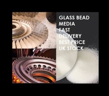 GLASS BEAD ABRASIVE 100/200 GRADE WET/DRY BLASTING DEBUR POLISHING MEDIA FAST
