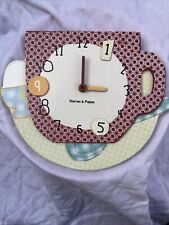 Mamas And Papas Gingerbread Clock RRP £28 - Good condition