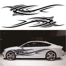 Flame Graphic Car Side Door