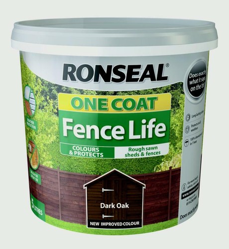 Ronseal one coat fence life - ronseal,