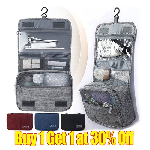 Large hanging toiletry bag - hanging,