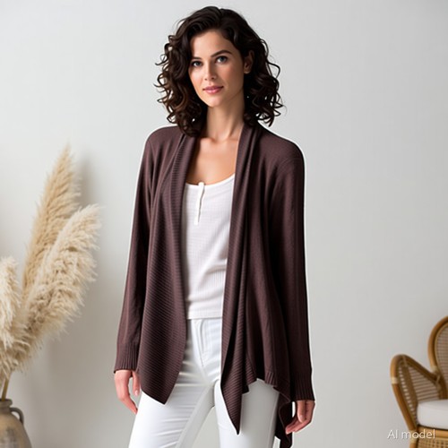 Boho lagenlook cardigan grey - boho,
