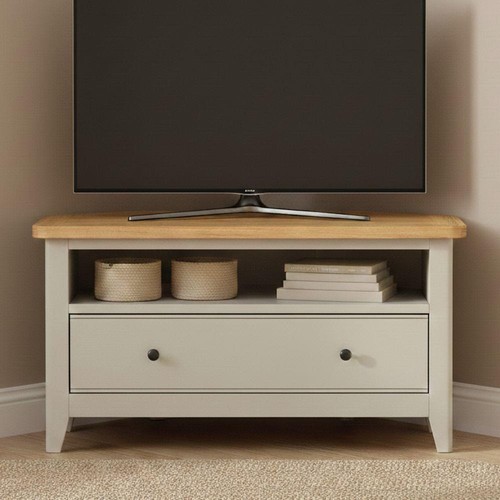 Grey painted corner - painted, tv
