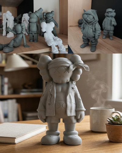 Kaws style figure mixed - kaws,