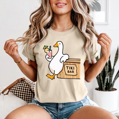 Funny duck womens shirt - duck,