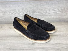 Gabor Womens Navy Blue Suede