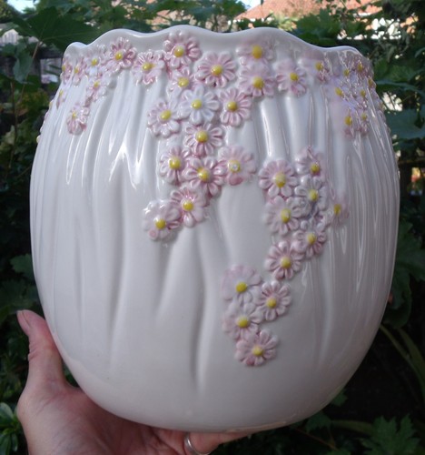 Large vintage pink floral - vintage,