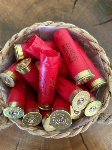 Spent shotgun cartridge cases - cartridge,