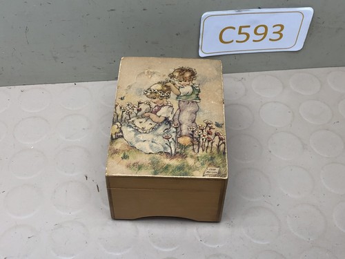 Vintage thorens wood music box - wood,