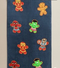 NEW DISNEY MARVEL CHARACTERS NAVY HAND TOWEL BATHROOM.