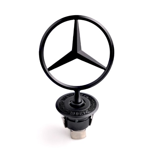 Front hood ornament - front, standing