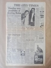Newspapers July-Aug  1986 back issues  Birthday Gift Tabloid and Broadsheets.
