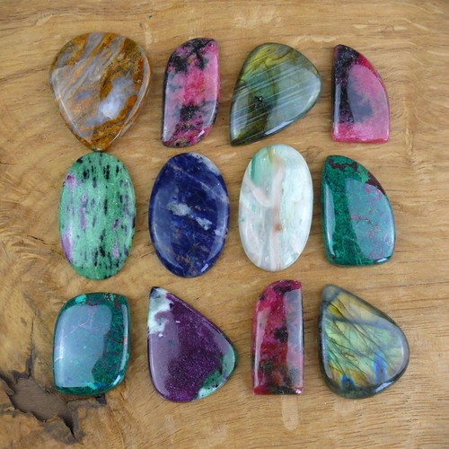 Gemstone cabochons various - gemstone,