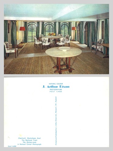 Postcard the dining - -, at