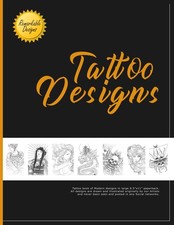 Tattoo Designs: Big Tattoo Design Book in Grayscale Sketches (Tattoo Decal Desi