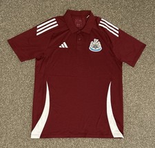 Newcastle United Adidas Polo Shirt, Medium, Excellent Condition