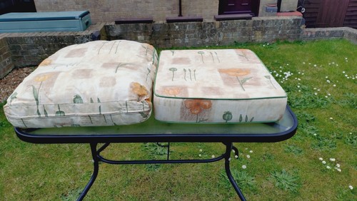 Filled chair cushion cane - cushion,