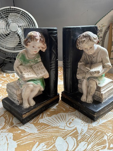 Pair vintage plaster - pair, of