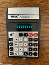 Vintage Green LED Calculator