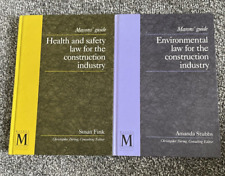 Masons Guide Health & Safety Environmental Law Books Bundle X 2 HB. HFB