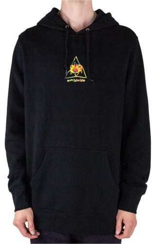 Huf come down hoodie black - come, hoodie-