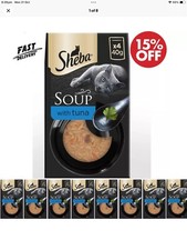 Sheba Classic Cat Soups Saver Tuna Fillets Pack 32 x 40g UK Fast Delivery