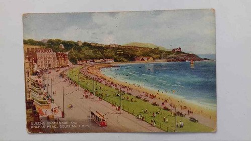 Vintage postcard onchan - vintage, postcard,onchan