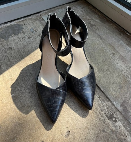 Leather pointed toe - toe, kitty