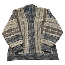 Vintage Knit Cardigan Striped