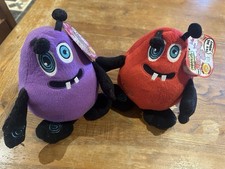 2 Plush Cuddle Monster that
