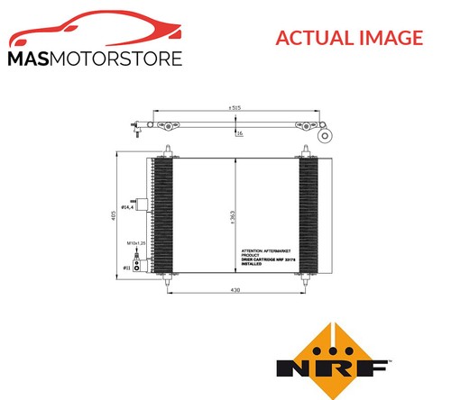 Air con condenser nrf - con,