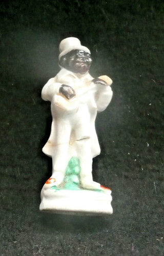 Antique monkey band figurine - band,