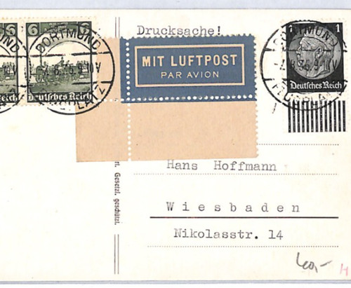 Zeppelin art postcard - art,