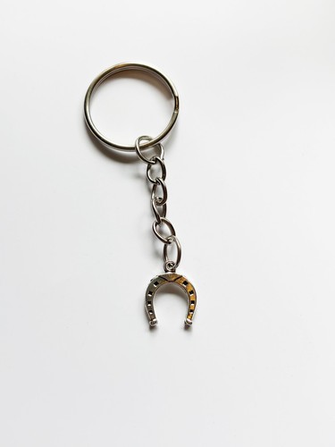 Silver horse shoe - silver,