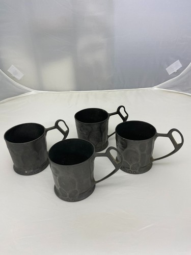 Four kayserzinn pewter cup - four,