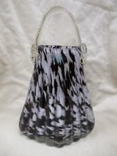 Laguna Art Glass Black and