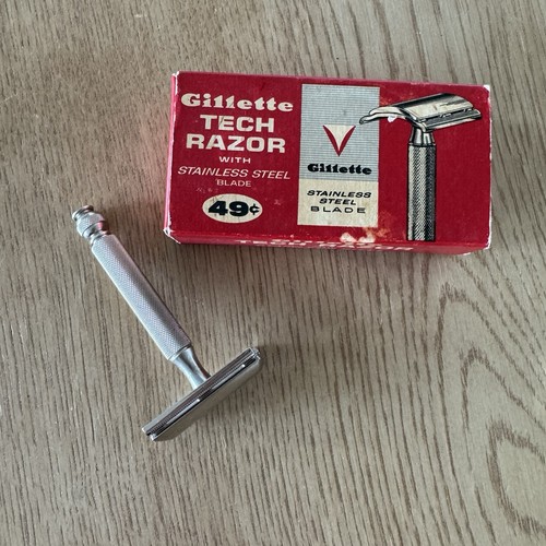 Vintage gillette tech razor - tech,