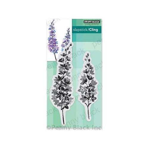 Penny black cling - black, rubber