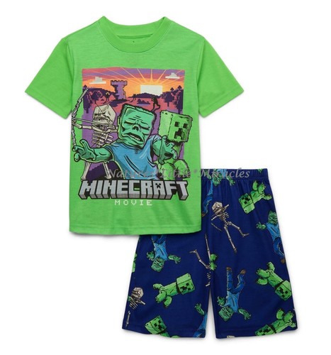 Minecraft movie pajamas set - minecraft,