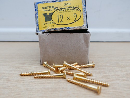 Nettlefolds x 12 brass - nettlefolds,