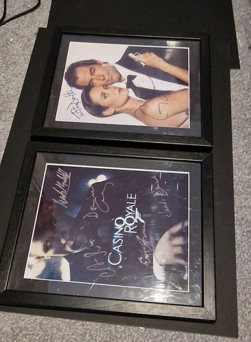 James bond framed signed - bond,