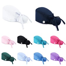 Long Hair Surgical Scrub Cap