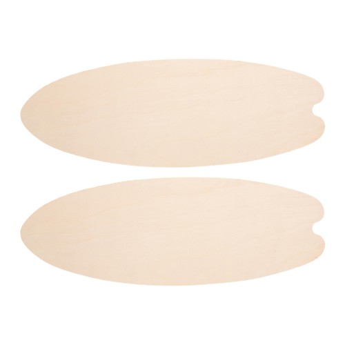 2pcs unfinished wooden - unfinished,