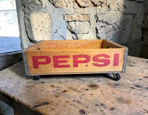 Vintage pepsi cola crate - vintage,