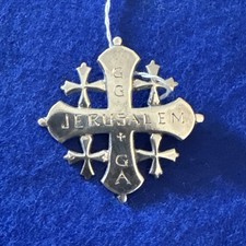 925 Jerusalem Cross Brooch