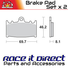 Brake Pads for SUZUKI GSF 1250